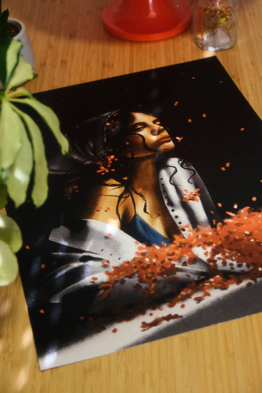 LA FILLE AUX FLEURS