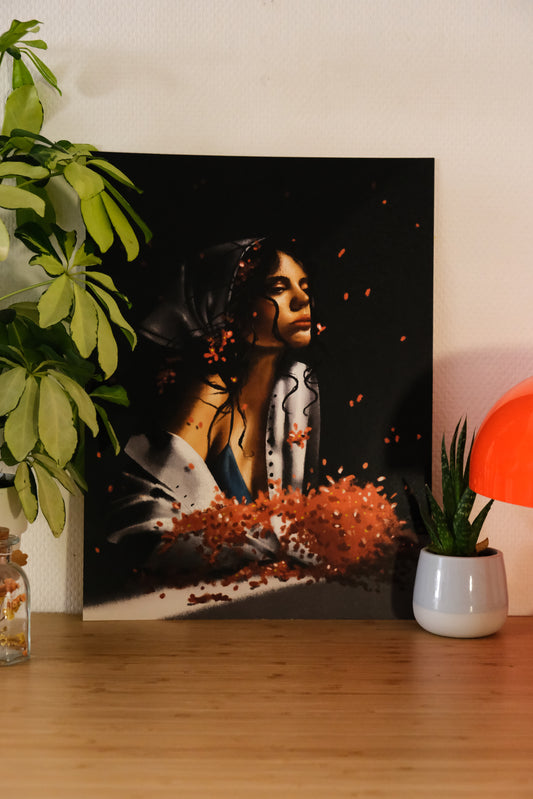 LA FILLE AUX FLEURS